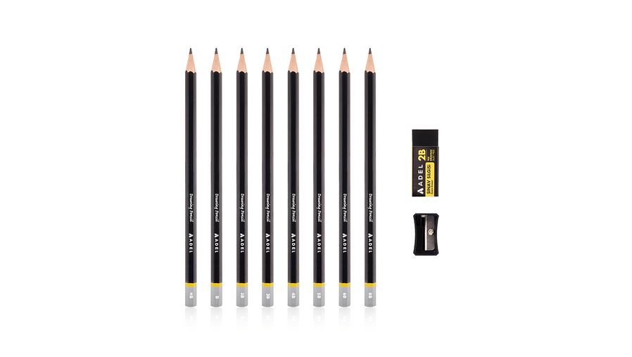 Graphite Sketch Set, 8 Pcs