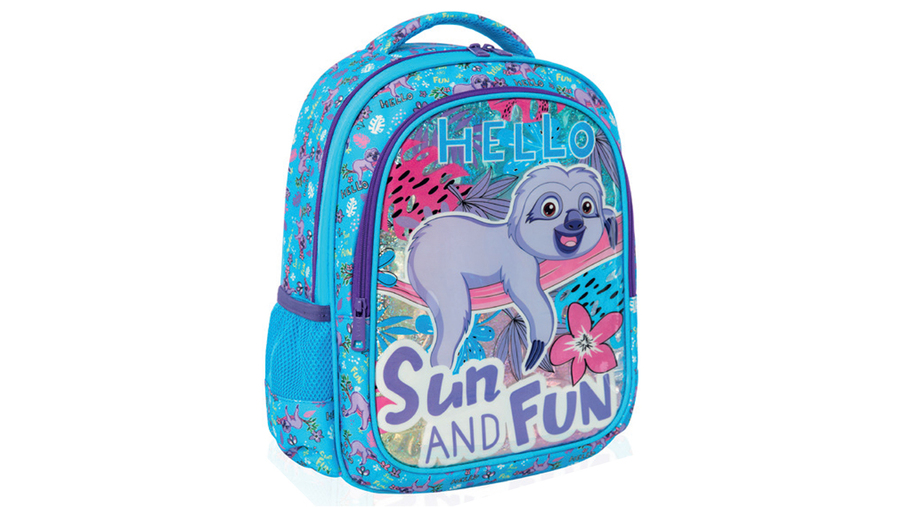 Kids School Bag, Hello Sloth