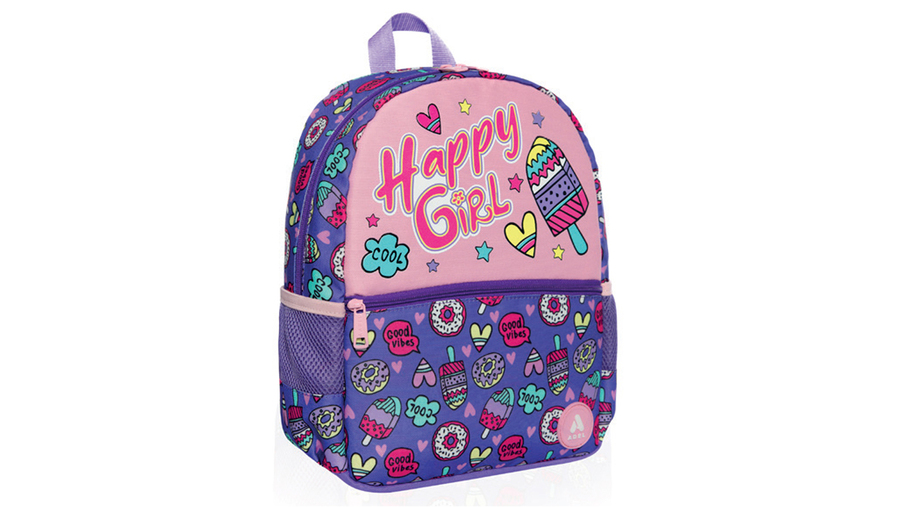 Jr. Mini School Bag, Happy Girl