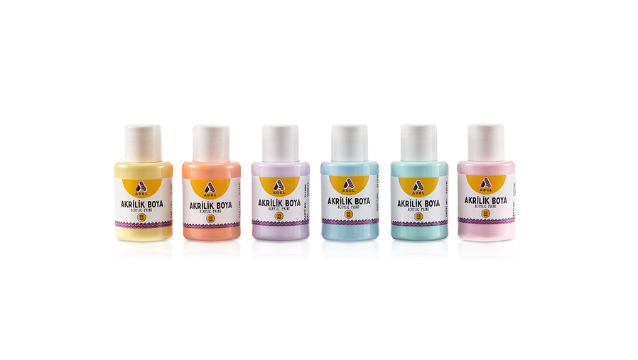 Acrylic Paint, Pastel Colors, 25 ml