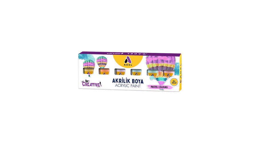 Acrylic Paint, Pastel Colors, 25 ml