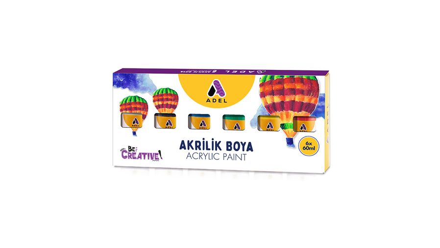 Acrylic Paint, Classic Colors 60 ml