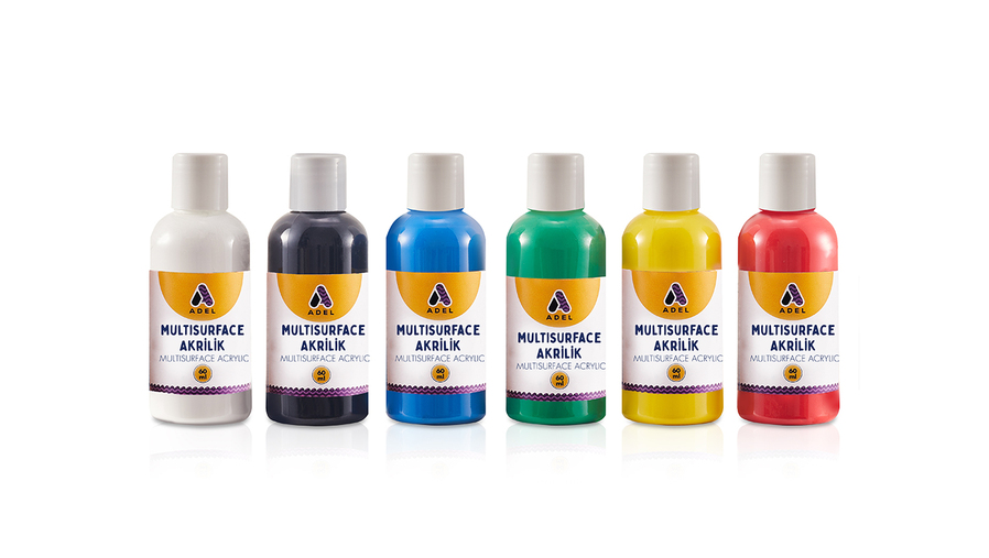 Multi-Surface Acrylic Paint, Classic Colors 60 ml