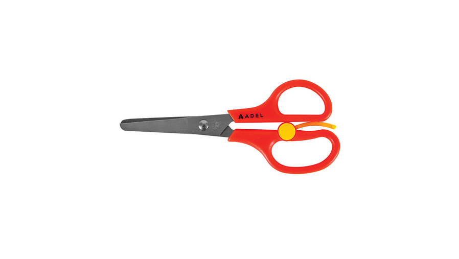 Spring Loaded Scissors with Ruler 