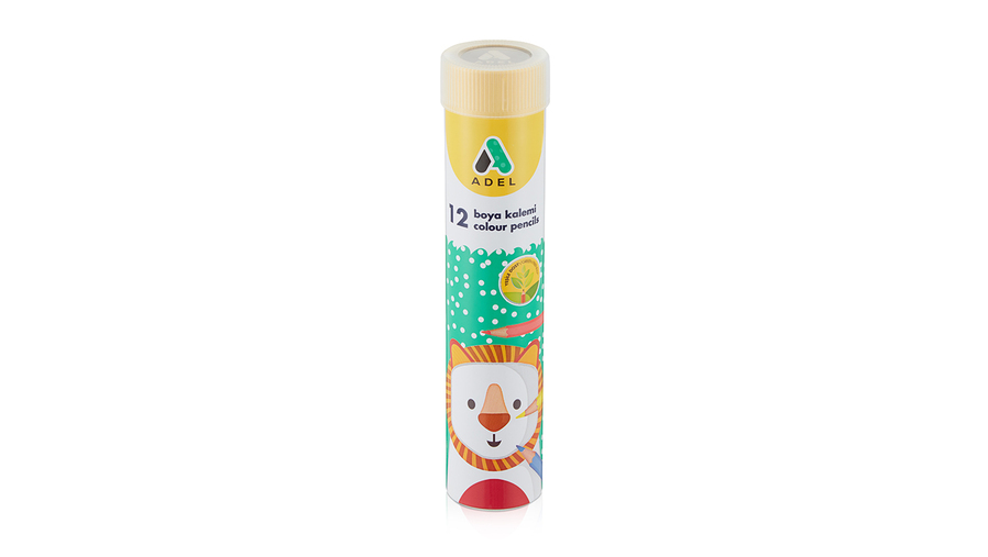 12 Color Colour Pencil, Metal Tube 