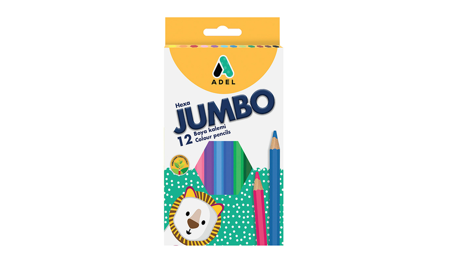 12 Color Jumbo Colour Pencil