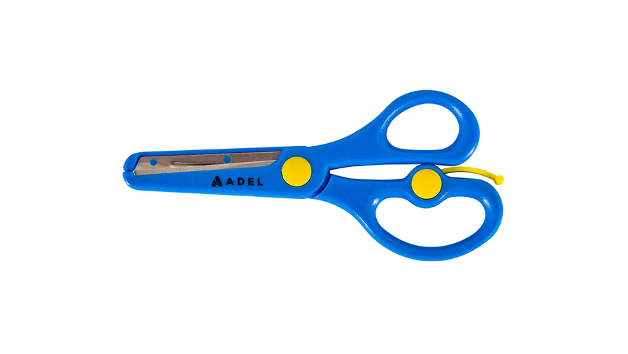  Spring Loaded &Amp; Safety Tip Scissors Ruler