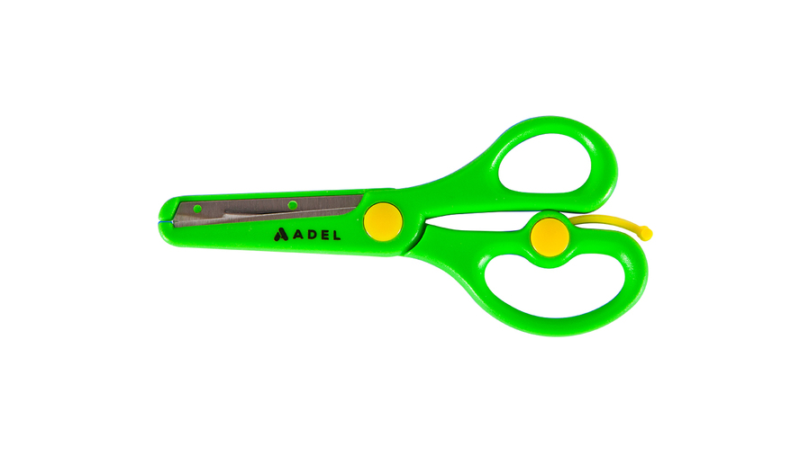  Spring Loaded &Amp; Safety Tip Scissors Ruler