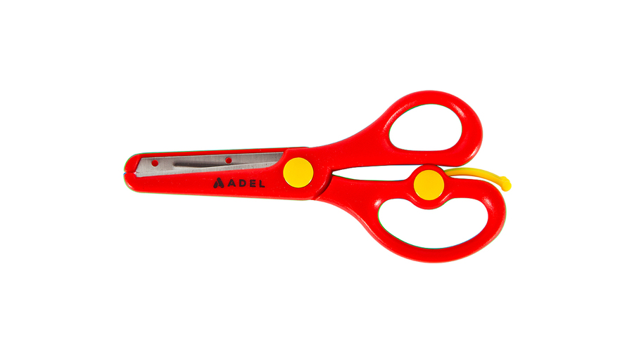  Spring Loaded &Amp; Safety Tip Scissors Ruler