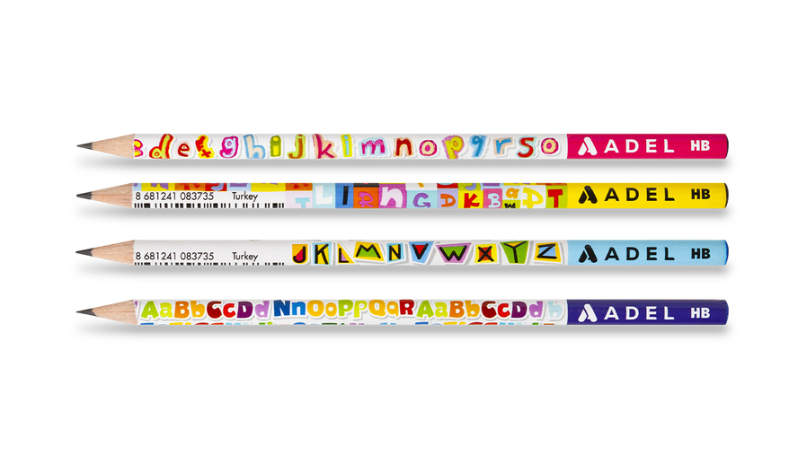 Letters Blacklead Pencil